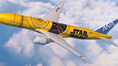 Star Wars | All Nippon Airways inaugura avião inspirado em C-3PO