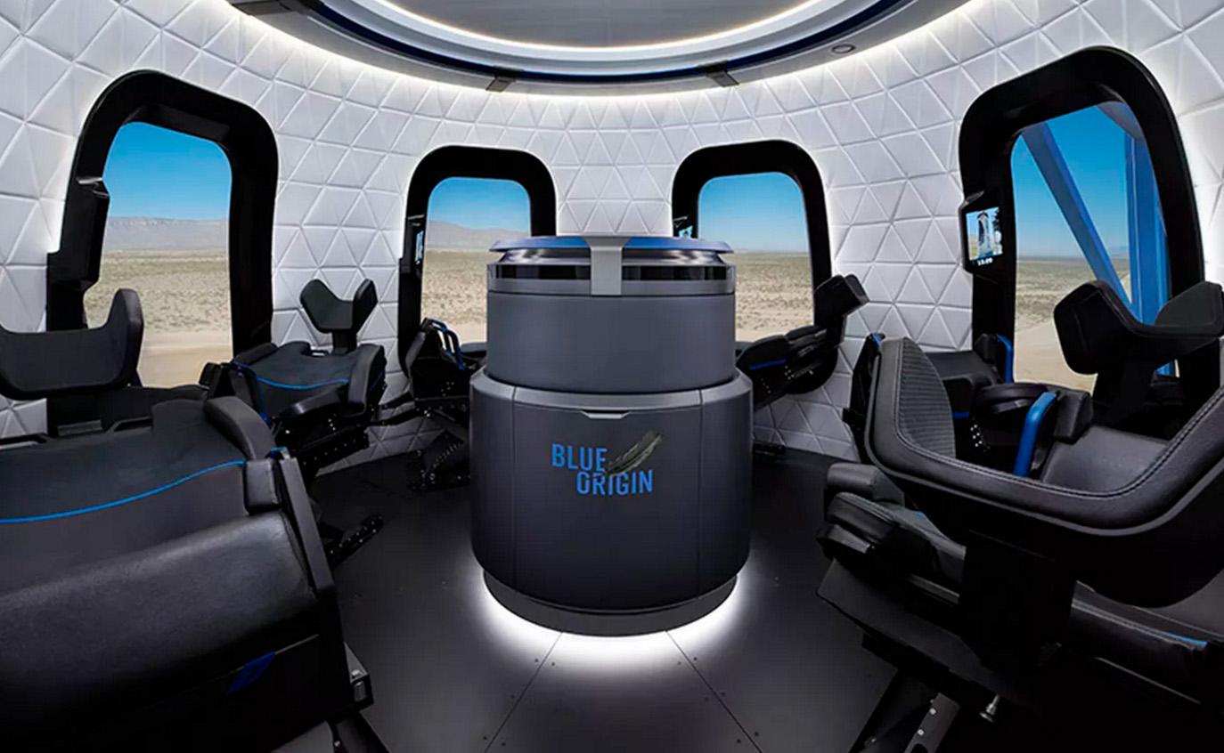 Blue Origin revela primeiras imagens da capsula que pode levar você para o espaço