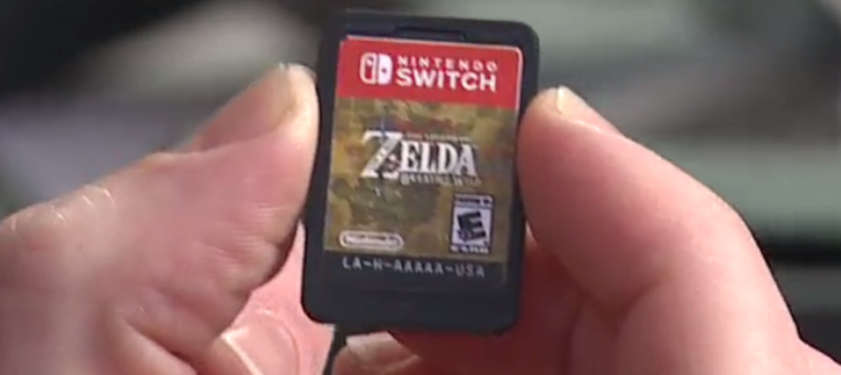 Os cartuchos do Nintendo Switch têm um gosto horrível (acredite, alguém comeu)!