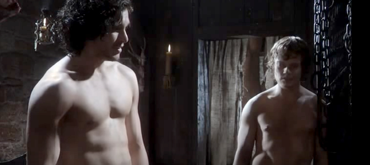 Homens sem camisa na "pior cena de Game of Thrones"