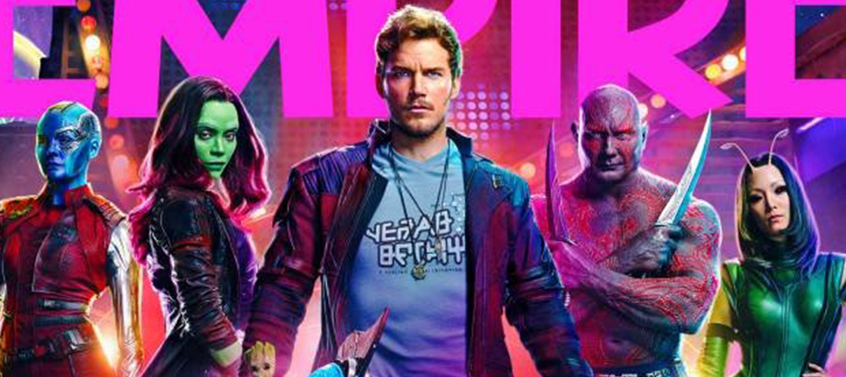 Guardiões da Galáxia estampam capa de revista supercolorida