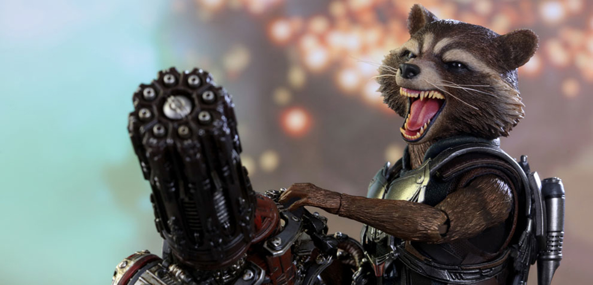 Guardiões da Galáxia Vol. 2 | Figure do Rocket está pronto para a batalha