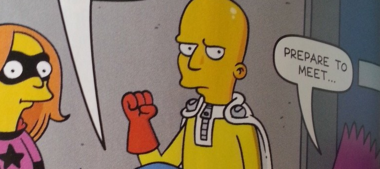 Saitama, de One Punch Man, aparece em Os Simpsons
