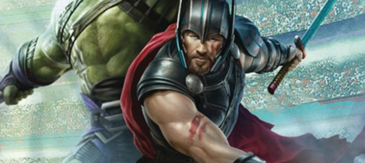 Thor e Hulk lutam lado a lado nas três novas artes promocionais de Ragnarok