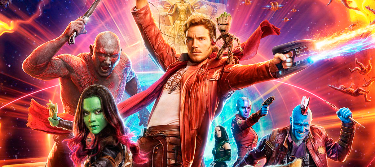 Guardiões da Galáxia Vol. 2 | Peter Quill e seus companheiros aparecem em novo cartaz