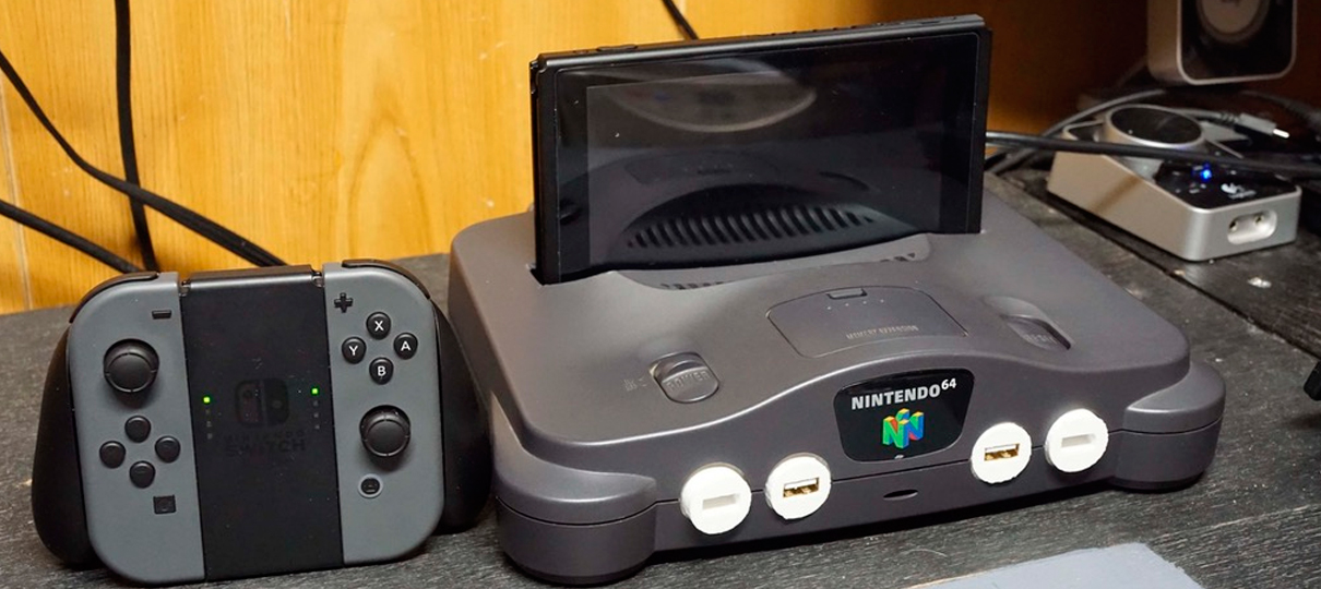 Modificaram um Nintendo 64 para servir como base para o Switch