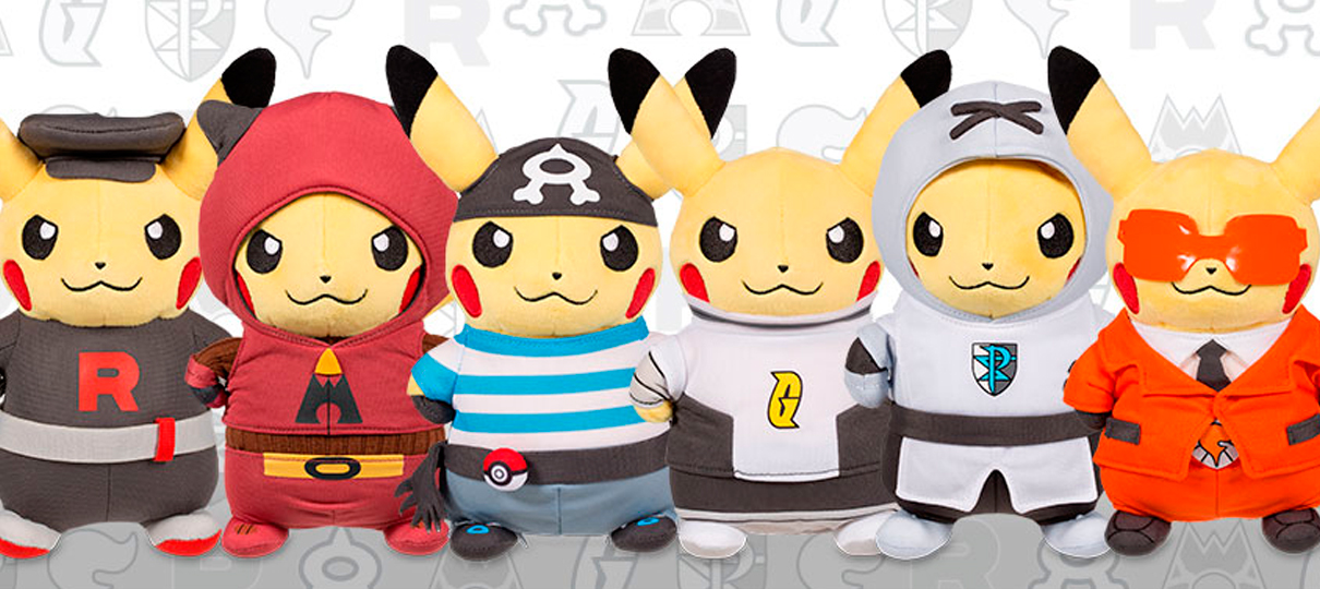 Prepare-se para encrenca com estas pelúcias do Pikachu maligno