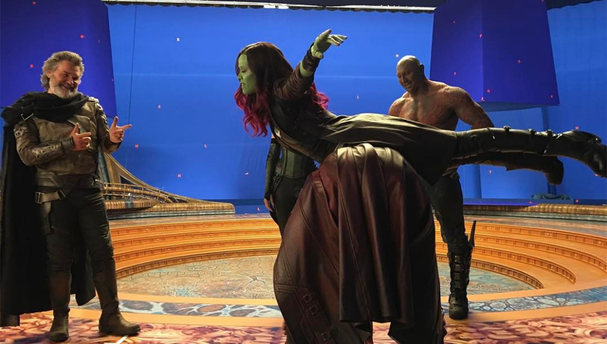 Guardiões da Galáxia Vol. 2 | James Gunn posta foto de zoeira nos bastidores