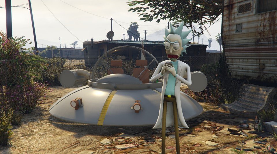 GTA V | Modificação leva Rick Sanchez, de Rick and Morty, para Los Santos