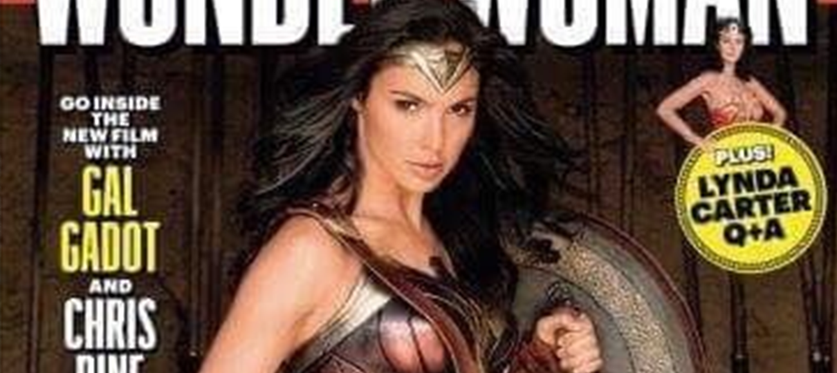 Mulher-Maravilha está pronta para batalha em capa de revista
