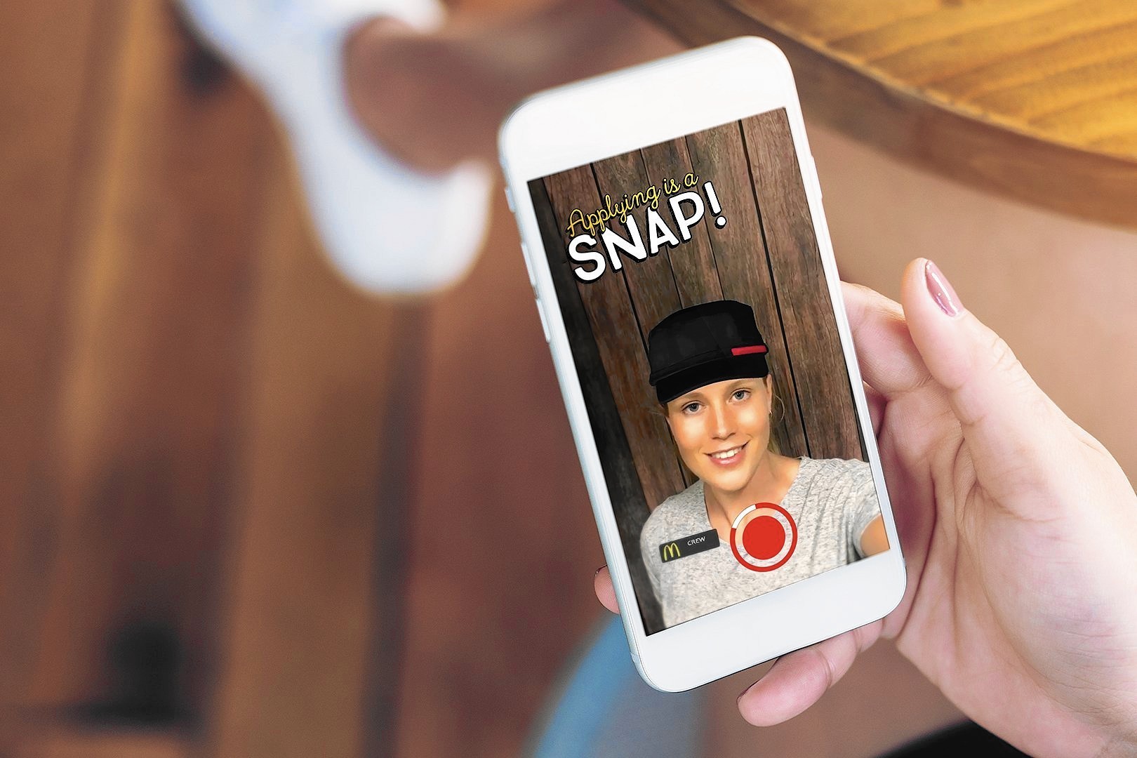 Na Austrália, você pode mandar um currículo para o McDonald's pelo Snapchat