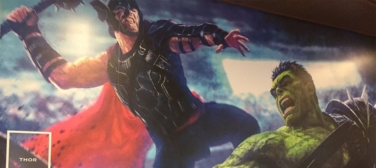Thor e Hulk digladiam em nova arte de Ragnarok