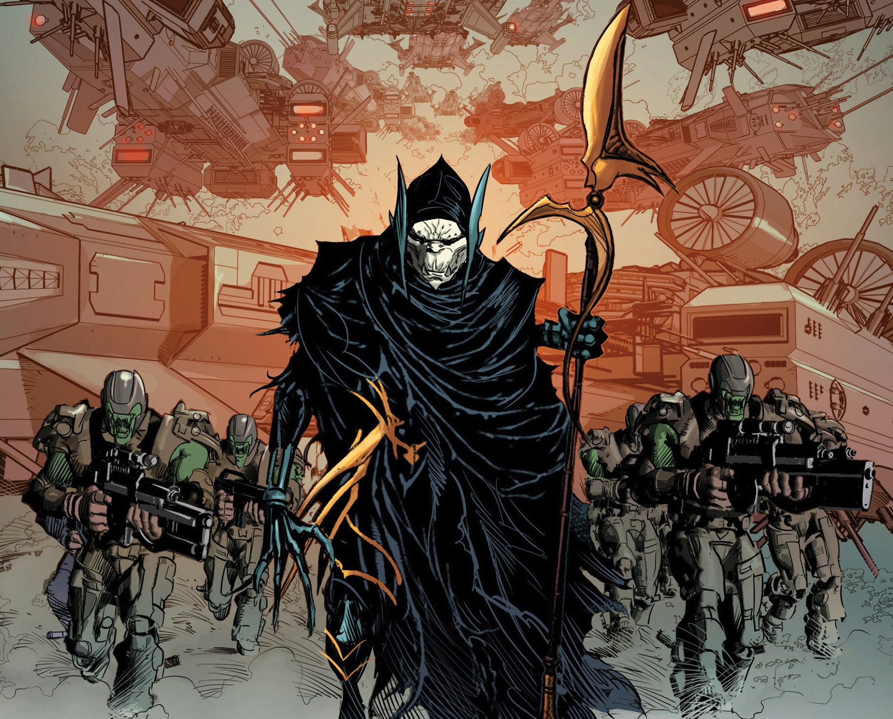 Fotos mostram captura de movimentos de Corvus Glaive no set de Vingadores: Guerra Infinita