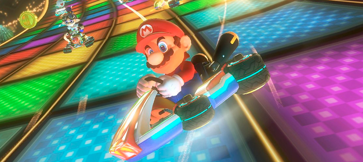 Em Mario Kart 8 Deluxe é possível jogar sem encostar no controle