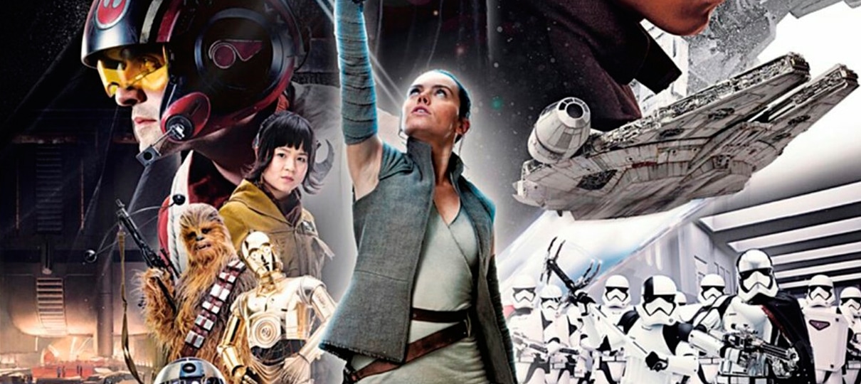 Star Wars: Os Últimos Jedi recebe novos cartazes com Rey e Luke