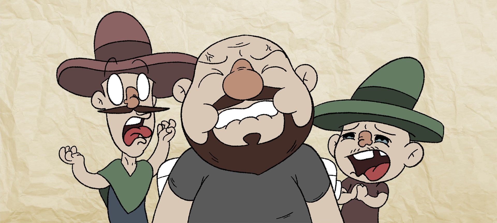 Azaghal e os mexicanos no banheiro