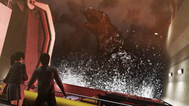 city shrouded in shadow godzilla