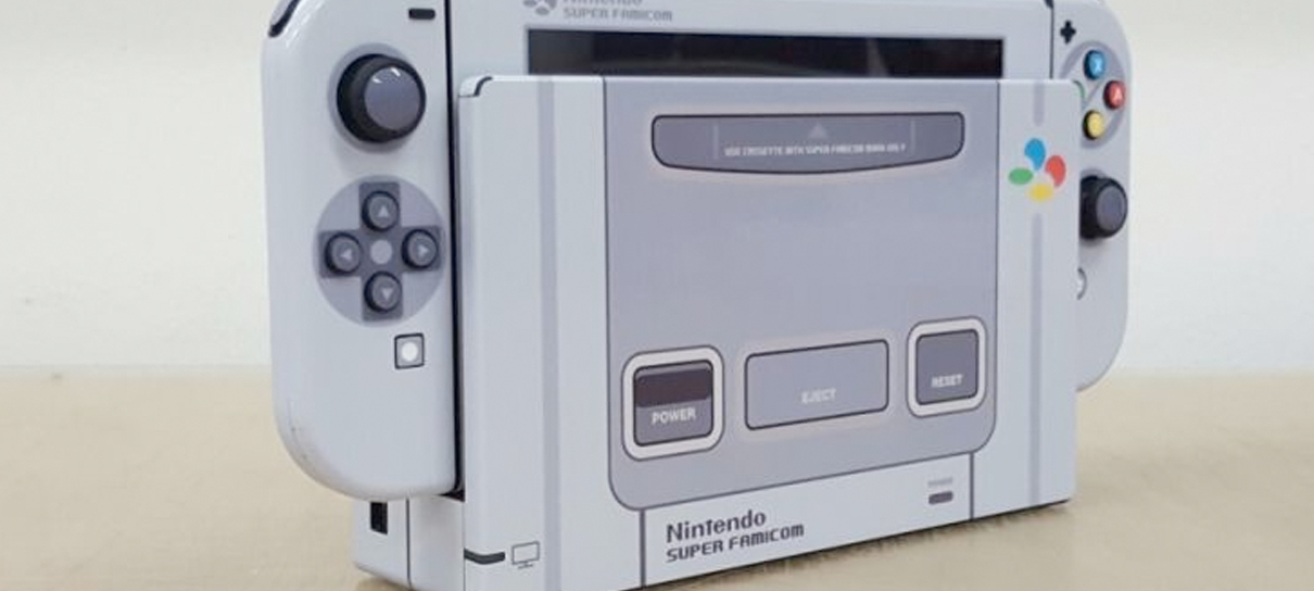 Um fã fez um Nintendo Switch temático do Super Famicom