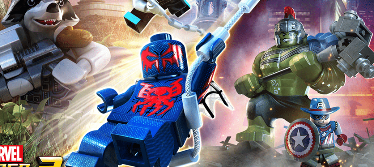 Lego Marvel Super Heroes 2 é anunciado com Hulk Gladiador, Baby Groot, Homem-Aranha 2099 e outros