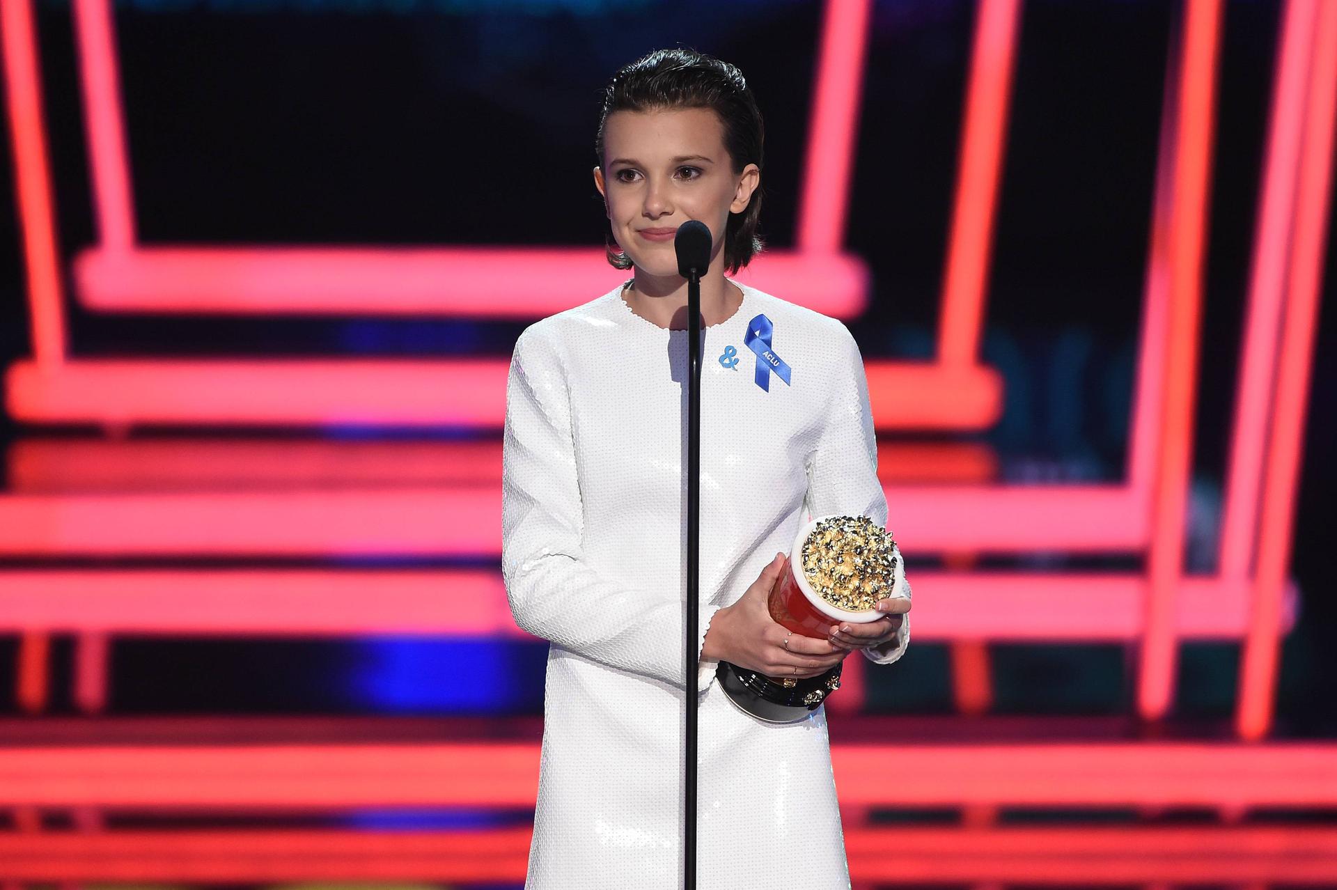 Stranger Things | Millie Bobby Brown faz zuera com seu discurso no MTV Awards