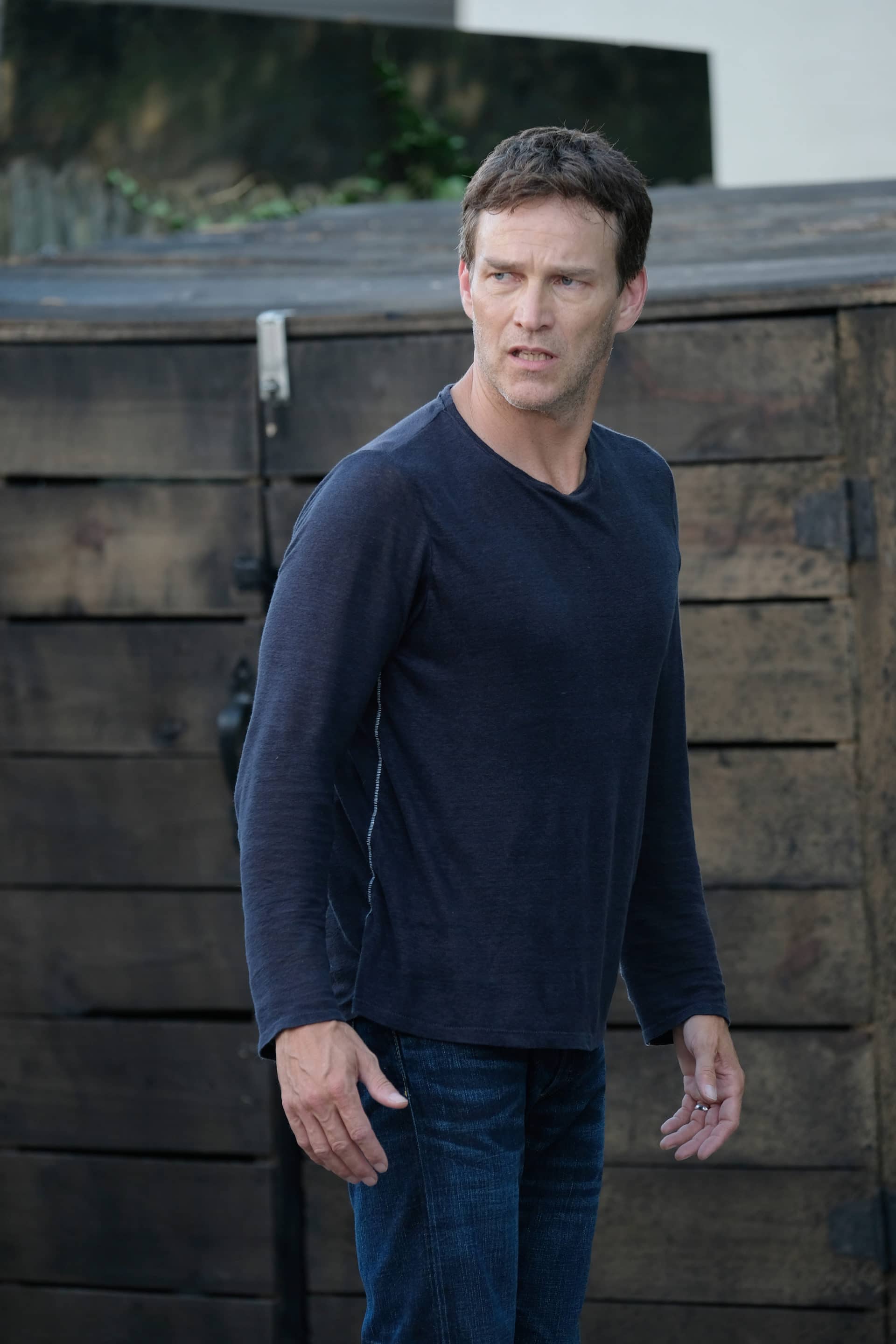 THE GIFTED:  Stephen Moyer in the "eXodus" episode of THE GIFTED airing Monday, Oct. 16 (9:00-10:00 PM ET/PT) on FOX. ©2017 Fox Broadcasting Co. Cr: Eliza Morse/FOX