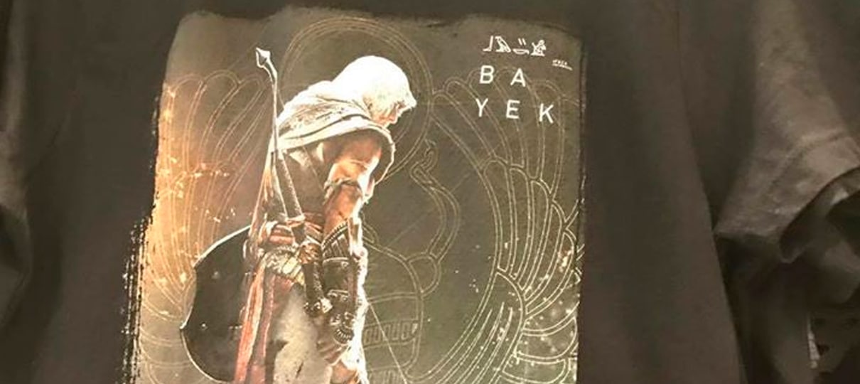 Protagonista do novo Assassin’s Creed é revelado em camiseta