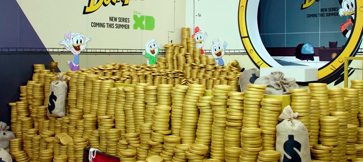 Agora é possível mergulhar na piscina de dinheiro do Tio Patinhas!