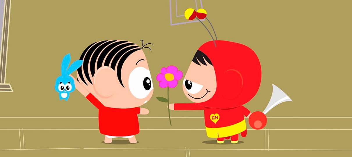 Quem poderá defender o Cebolinha? Chapolin se encontra com a Turma da Mônica em vídeo