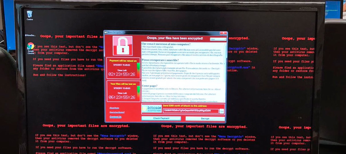 Pesquisador impede acidentalmente a propagação de WannaCry, mas diz que é temporário