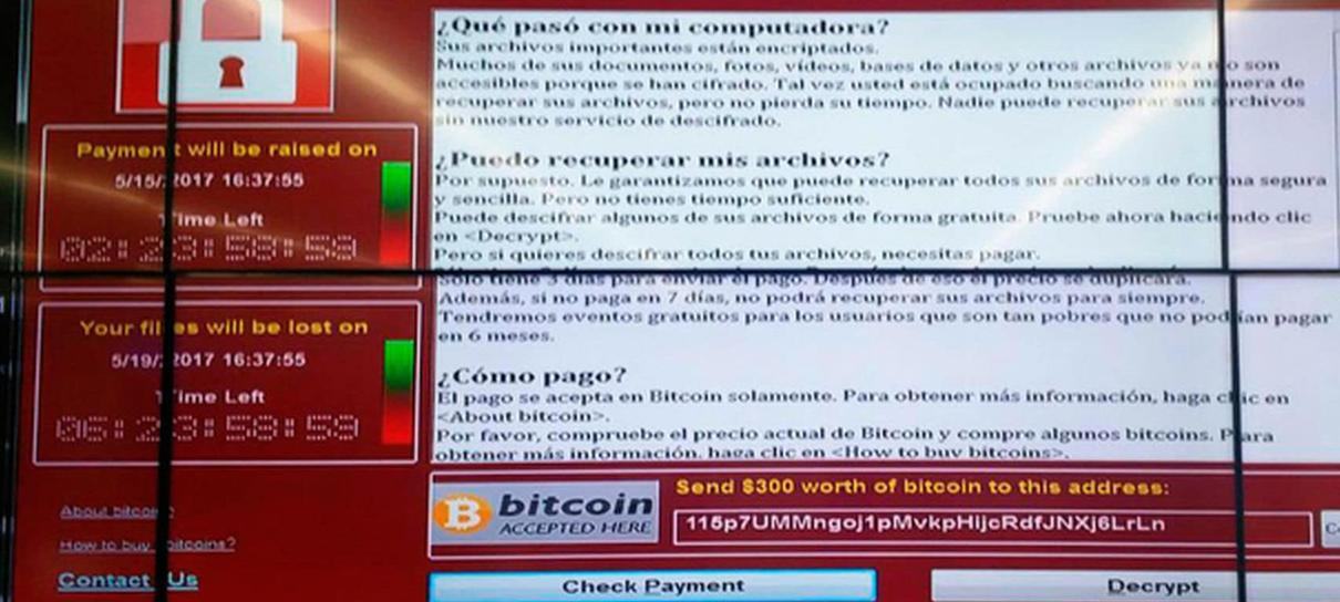 Hackers sequestram arquivos pelo mundo e cobram resgate em bitcoin