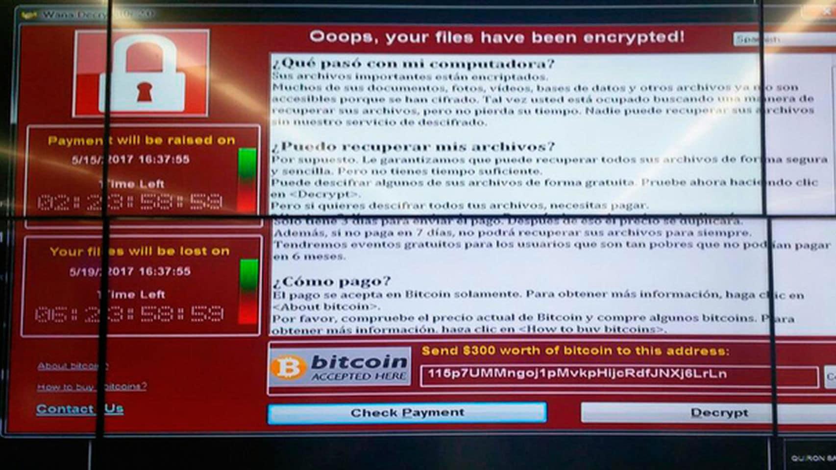 Hackers sequestram arquivos pelo mundo e cobram resgate em bitcoin