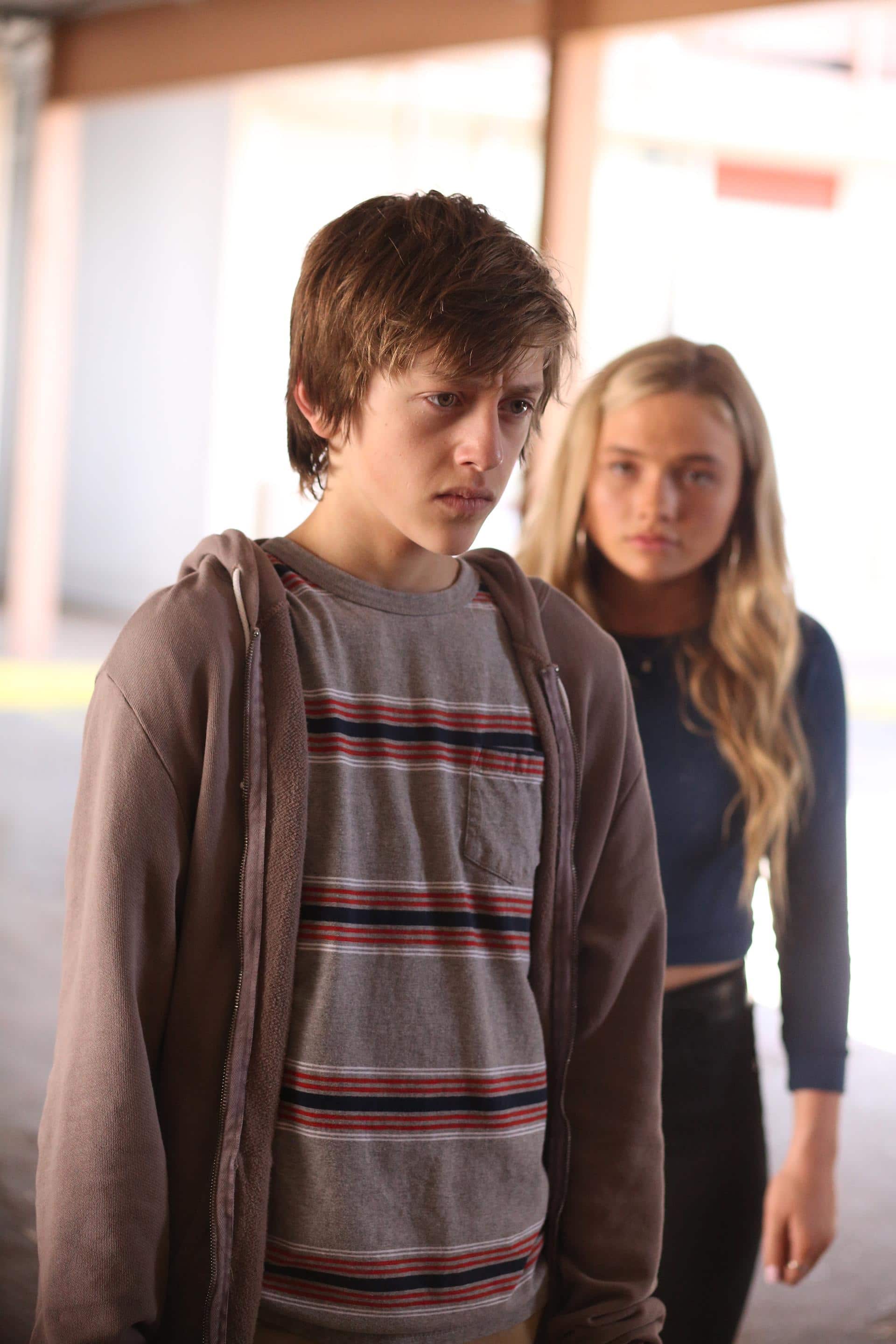THE GIFTED: L-R:  Percy Hynes White and Natalie Alyn Lind in THE GIFTED premiering Monday, Oct. 2 (9:00-10:00 PM ET/PT) on FOX. ©2017 Fox Broadcasting Co. Cr:  Ryan GreenFOX