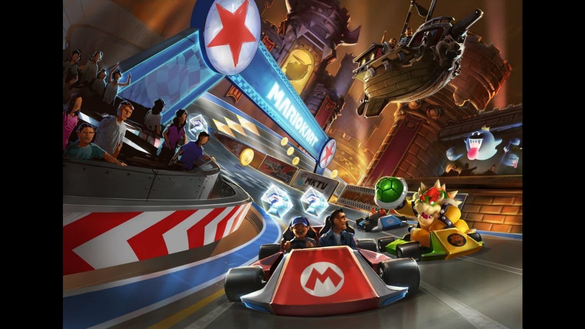 Universal Hollywood revela atração de Mario Kart