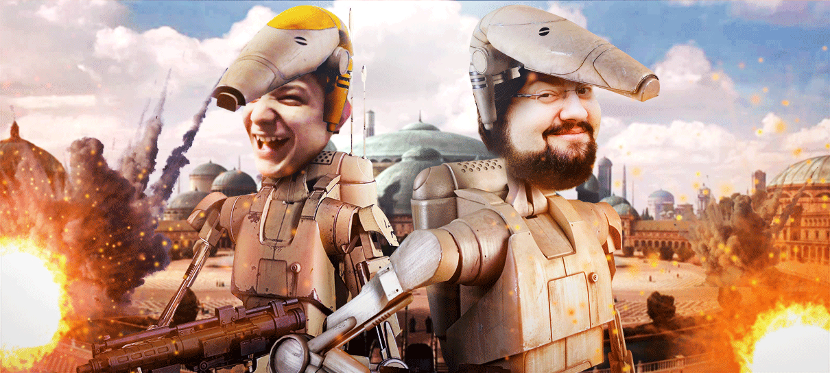 Star Wars Battlefront II - Robôs malucos