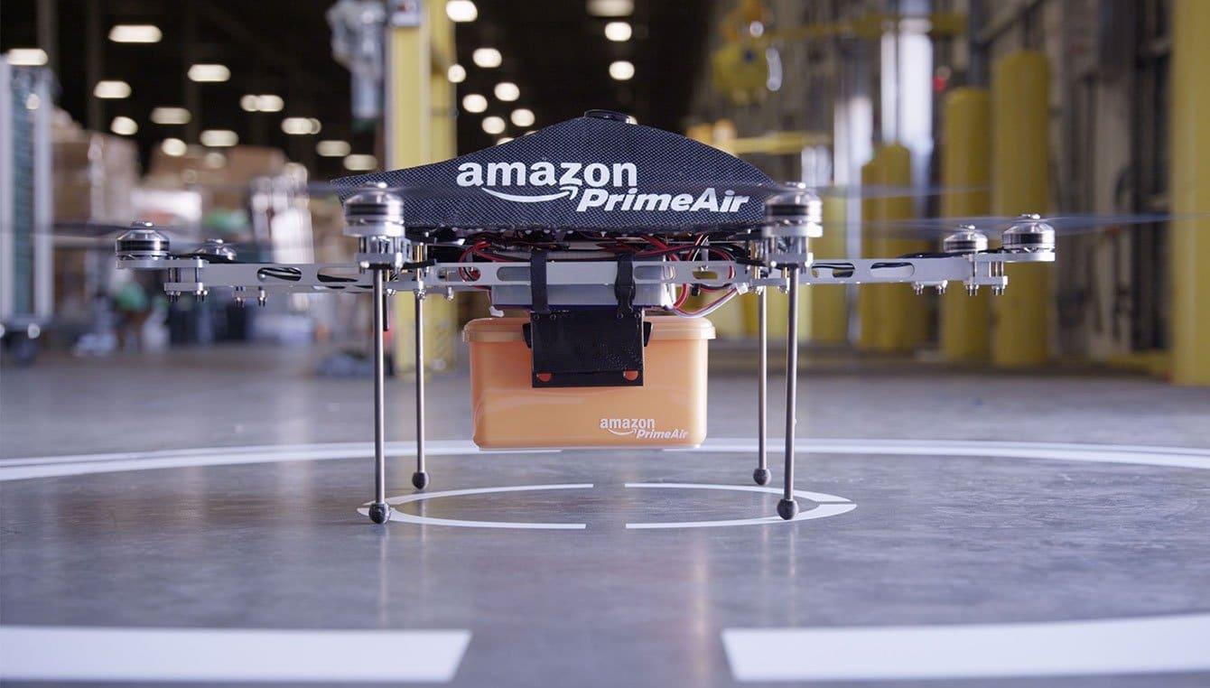 Amazon registra patente para estacionamento gigante de drones
