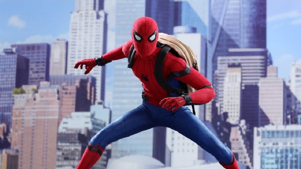 Suba pelas paredes de alegria com essa action-figure do Homem-Aranha