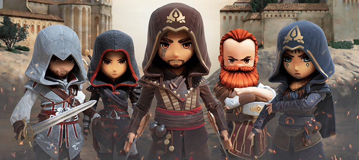 Assassine todos com sua fofura em Assassin’s Creed Rebellion, o novo RPG gratuito da série