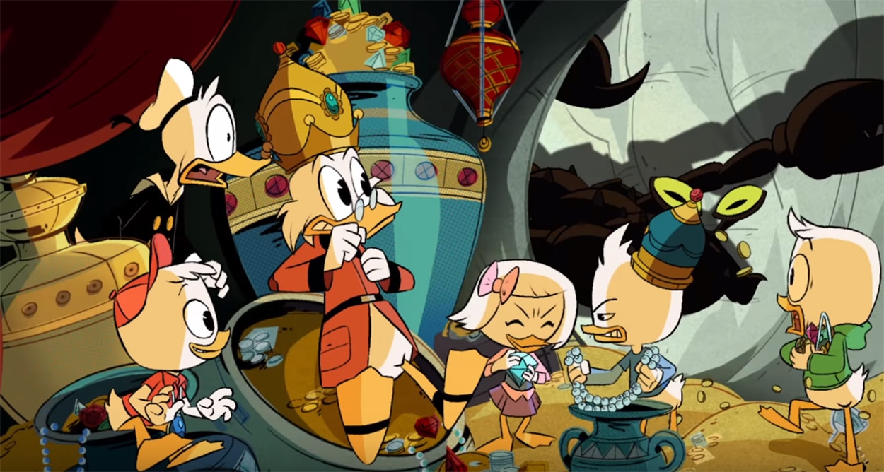 Aí vem um furacão com a abertura do novo Ducktales!