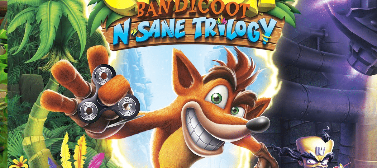 Loja oferece Fidget Spinner gratuito na compra de Crash Bandicoot: N. Sane Trilogy