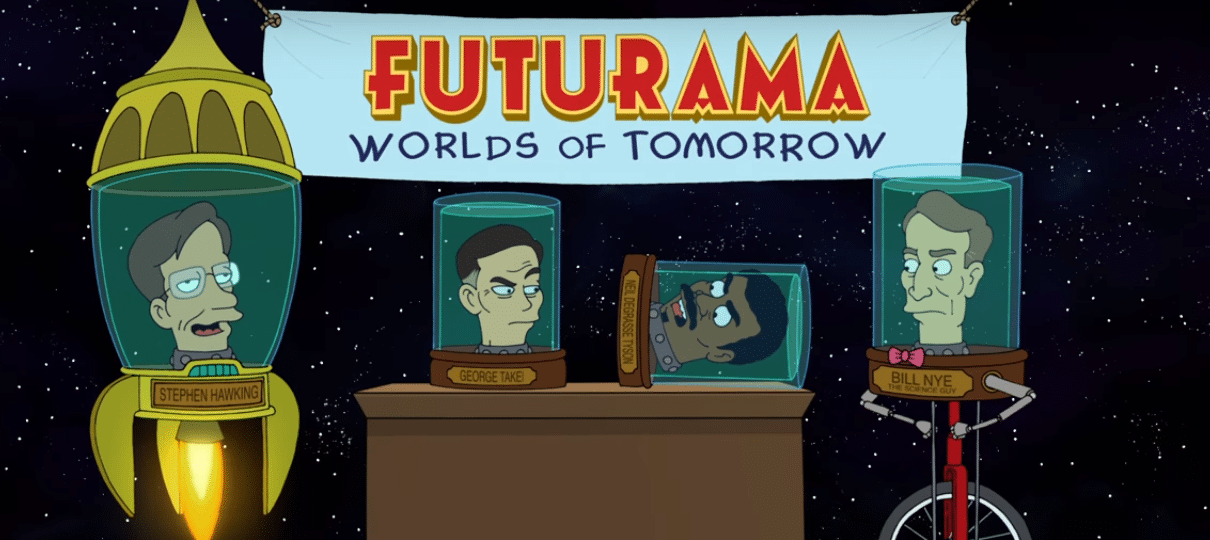 Neil DeGrasse Tyson, Bill Nye e Stephen Hawking estão no trailer do novo jogo de Futurama