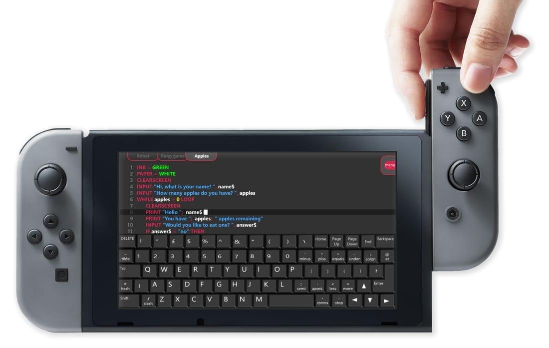 Nintendo Switch terá aplicativo que ensina a programar