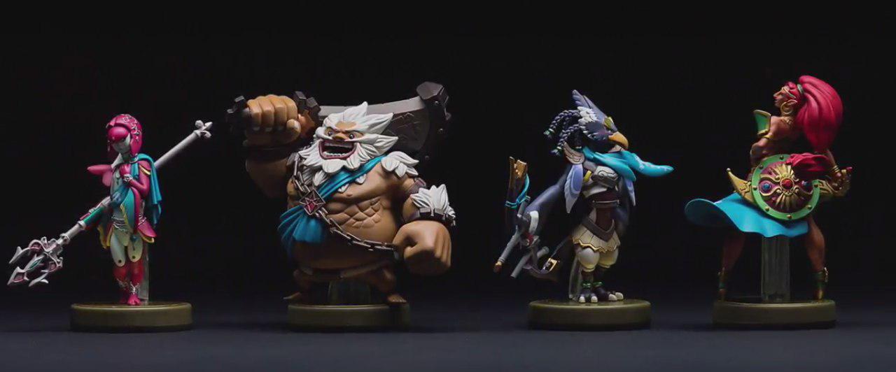 E3 2017 | Amiibos dos campeões de Zelda: Breath of the Wild são revelados