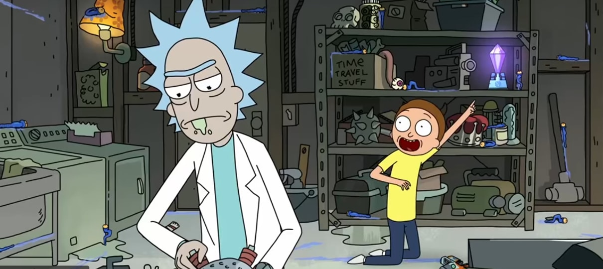 Rick and Morty | Livro de artes conceituais brilha no escuro