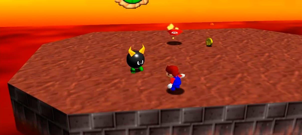 Mod de fã transforma Super Mario 64 em Super Mario Odyssey
