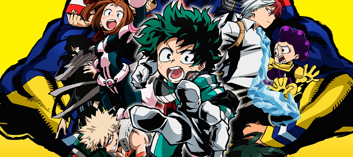 My Hero Academia revela visuais de heróis e vilões na 6ª temporada