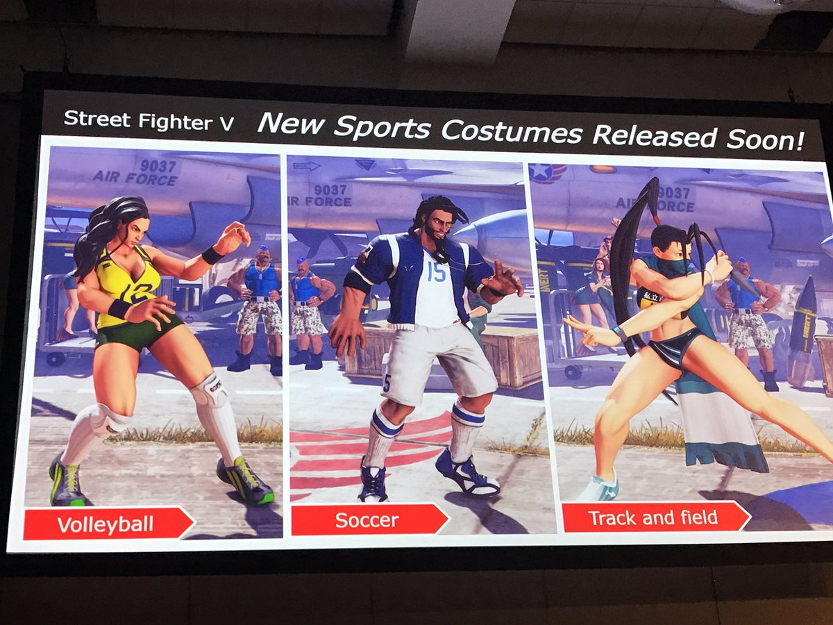 SDCC 2017 | Personagens de Street Fighter V terão roupas esportivas