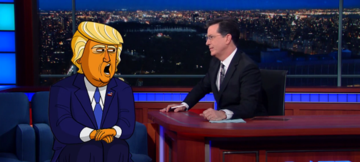 Stephen Colbert vai produzir série de animação zoando Trump