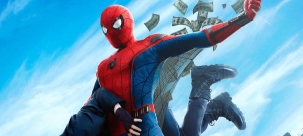 Homem-Aranha: De Volta ao Lar tem a segunda maior bilheteria de abertura da franquia