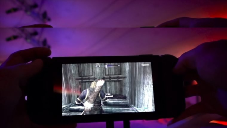 Jogador compartilha vídeo que mostra como está o Skyrim no Nintendo Switch