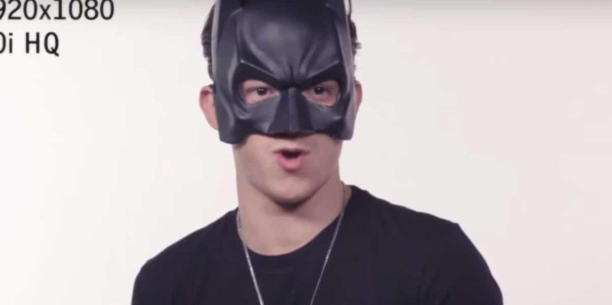 Tom Holland encarna o Batman em teste de elenco falso